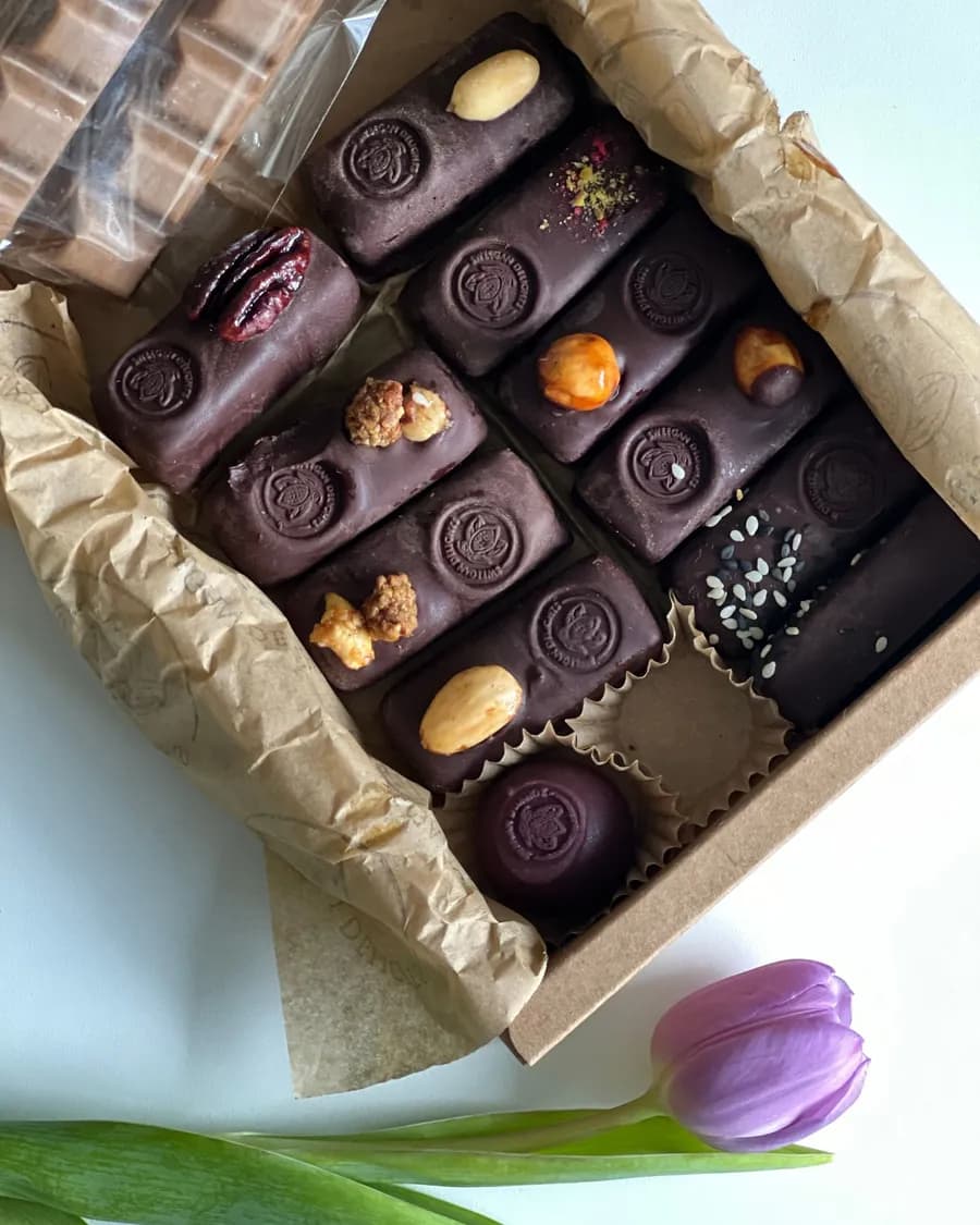Caixa de Bombons Mini Show laCreme ao Leite 108g